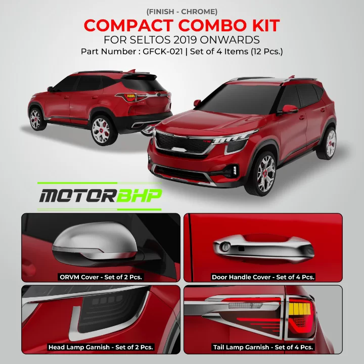 Kia seltos chrome deals accessories